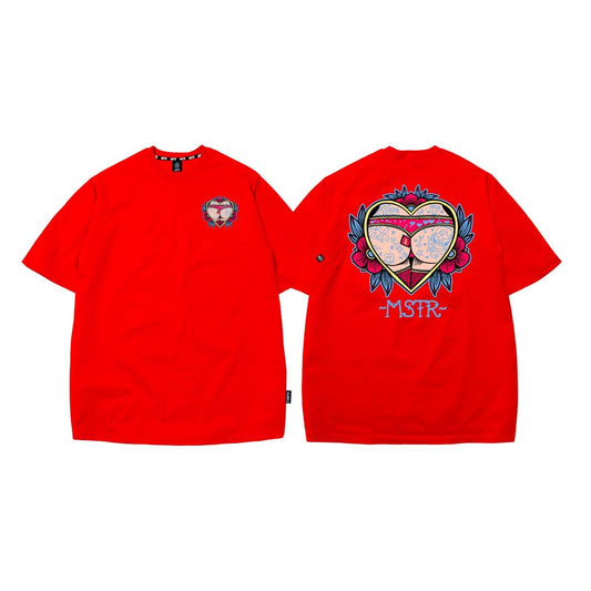 MSTR - DIVERSE COLLECTION "BUM" TSHIRT (RED)