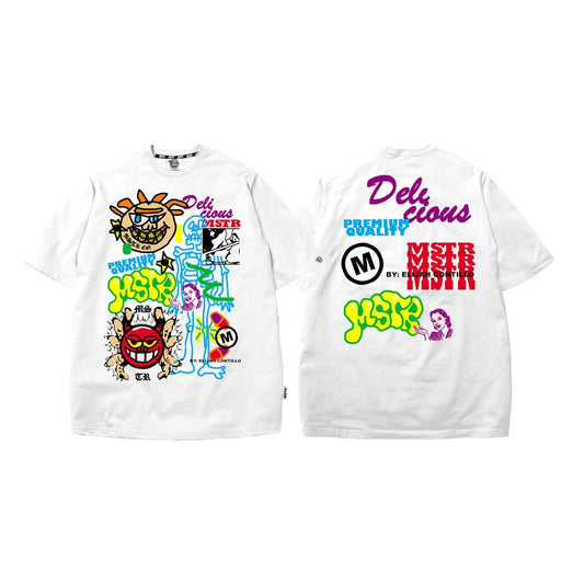 MSTR - GOLD COLLECTION V3 "DELI" TSHIRT (WHITE)