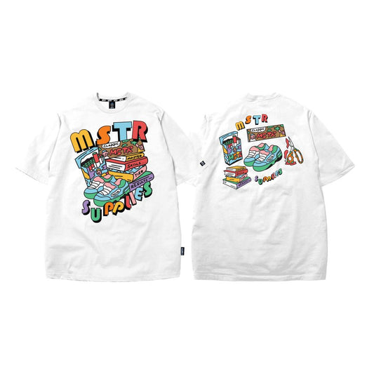 MSTR - ACTIVITIES COLLECTION "SUPPLIES" TSHIRT (WHITE)