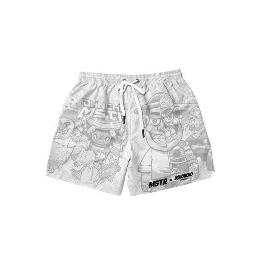 MSTR X DOHONCHO COLLAB - MECHA MESH SHORT (WHITE)